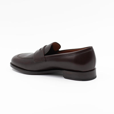 Penny loafers in brown leather