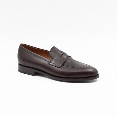 Brown penny loafers