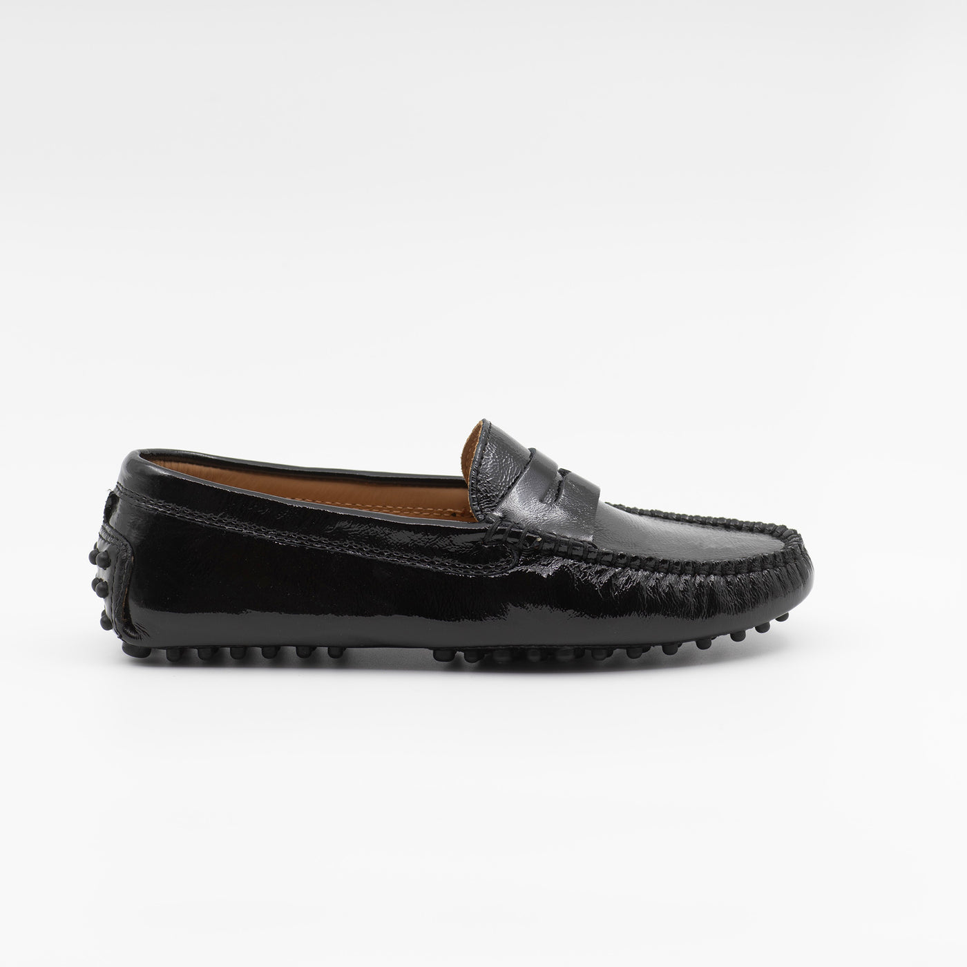 Gommino loafer in black patent leather