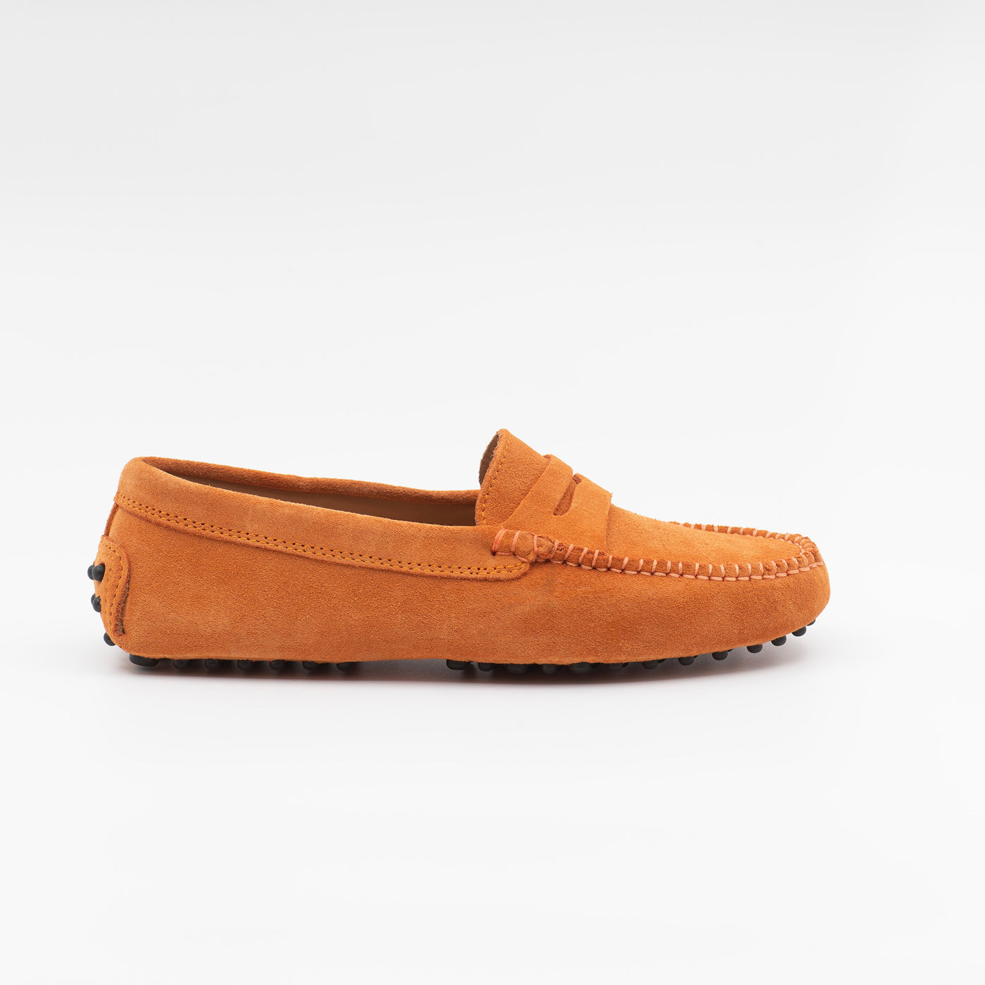 Gommino loafer in orange suede