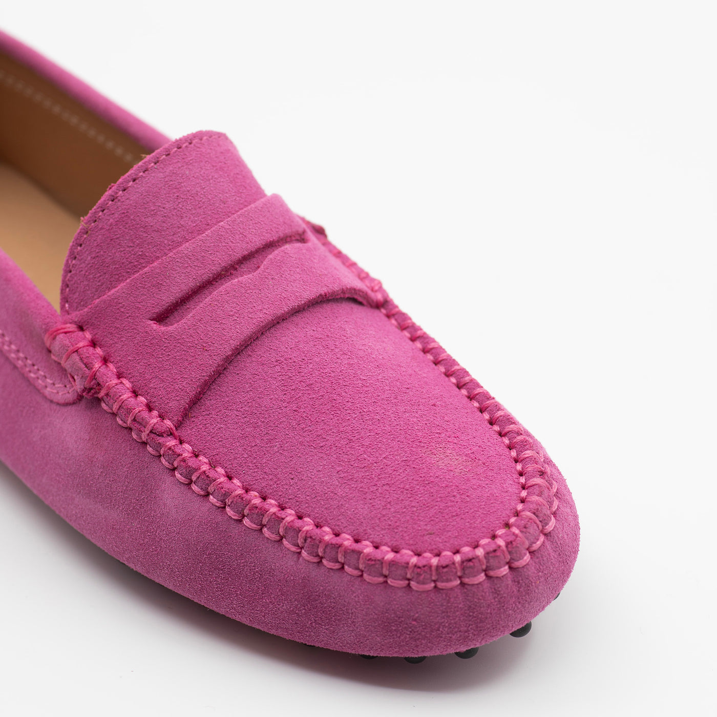 Pink Tod's loafer
