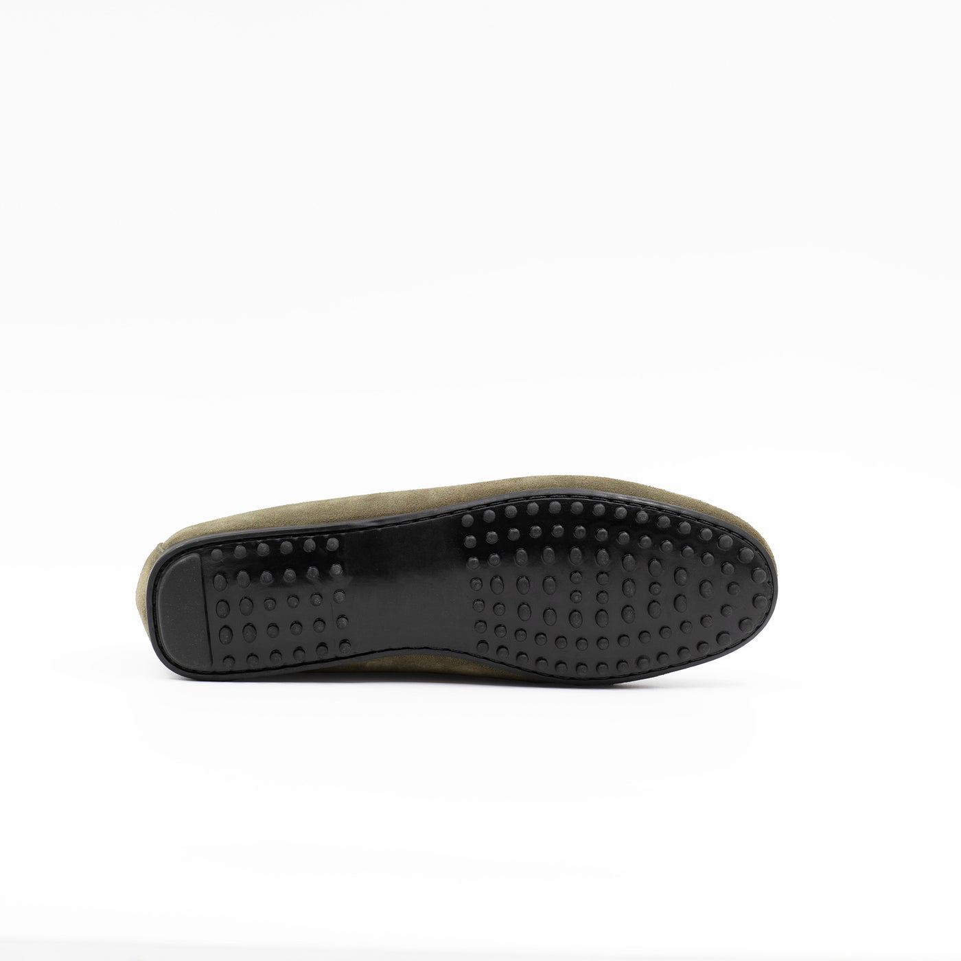 Rubber sole with rubber pebbles