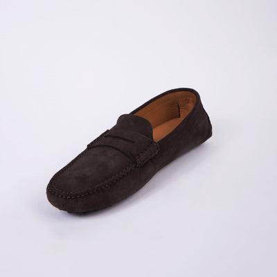 THE CLASSIC CAR SHOE by MANO BROWN SUEDE
