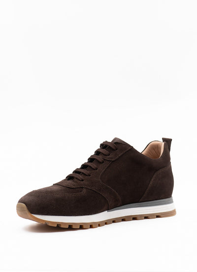 Brown suede runners