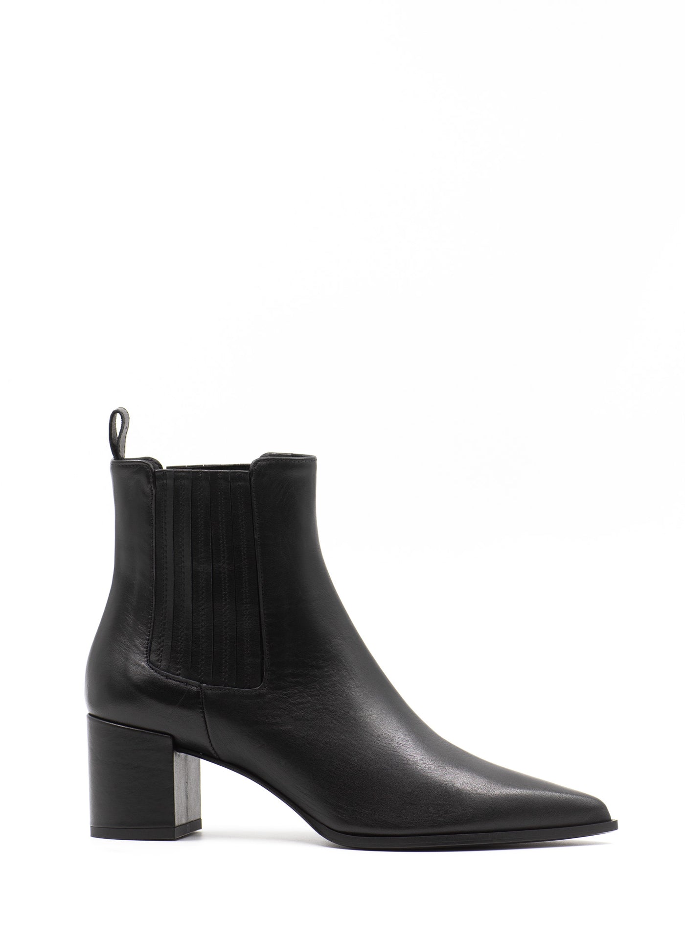 Ankle Boots in Black Leather