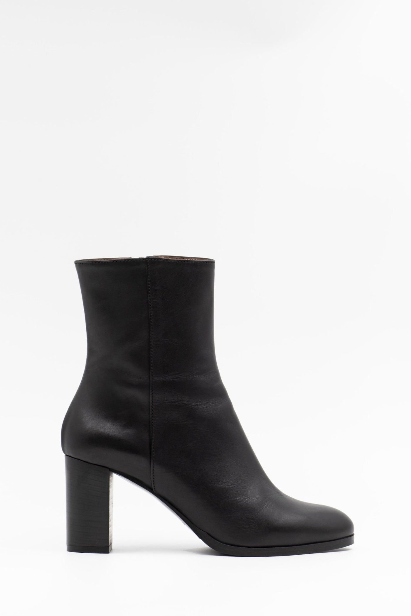 High heeled ankle boots