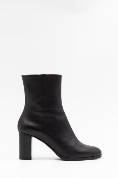 High heeled ankle boots