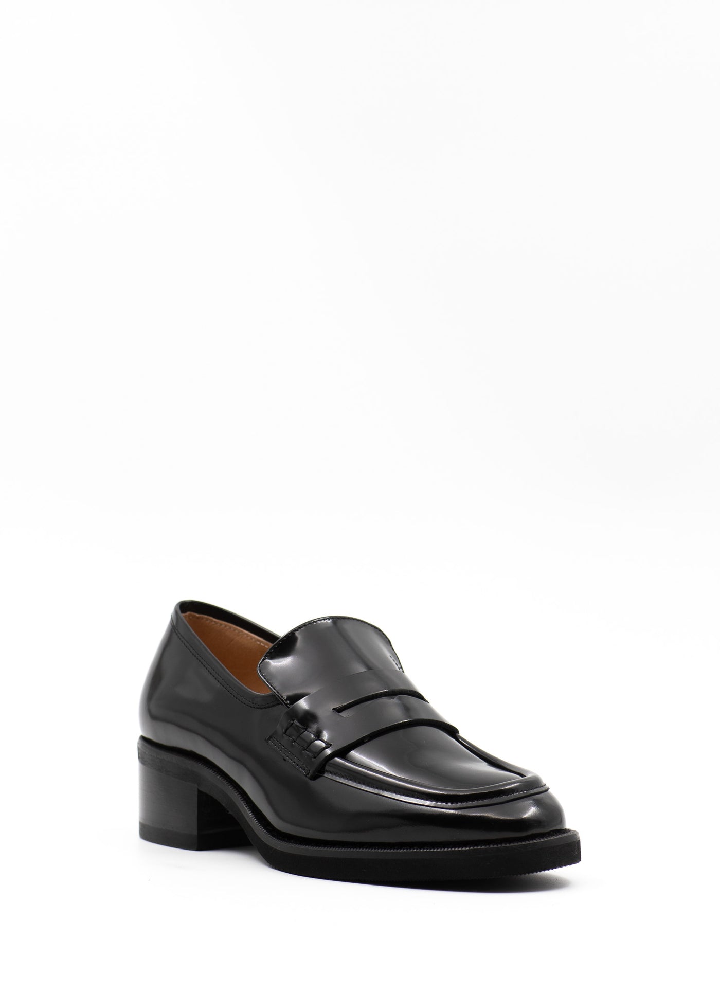 Black Patent Penny Loafers 40 mm
