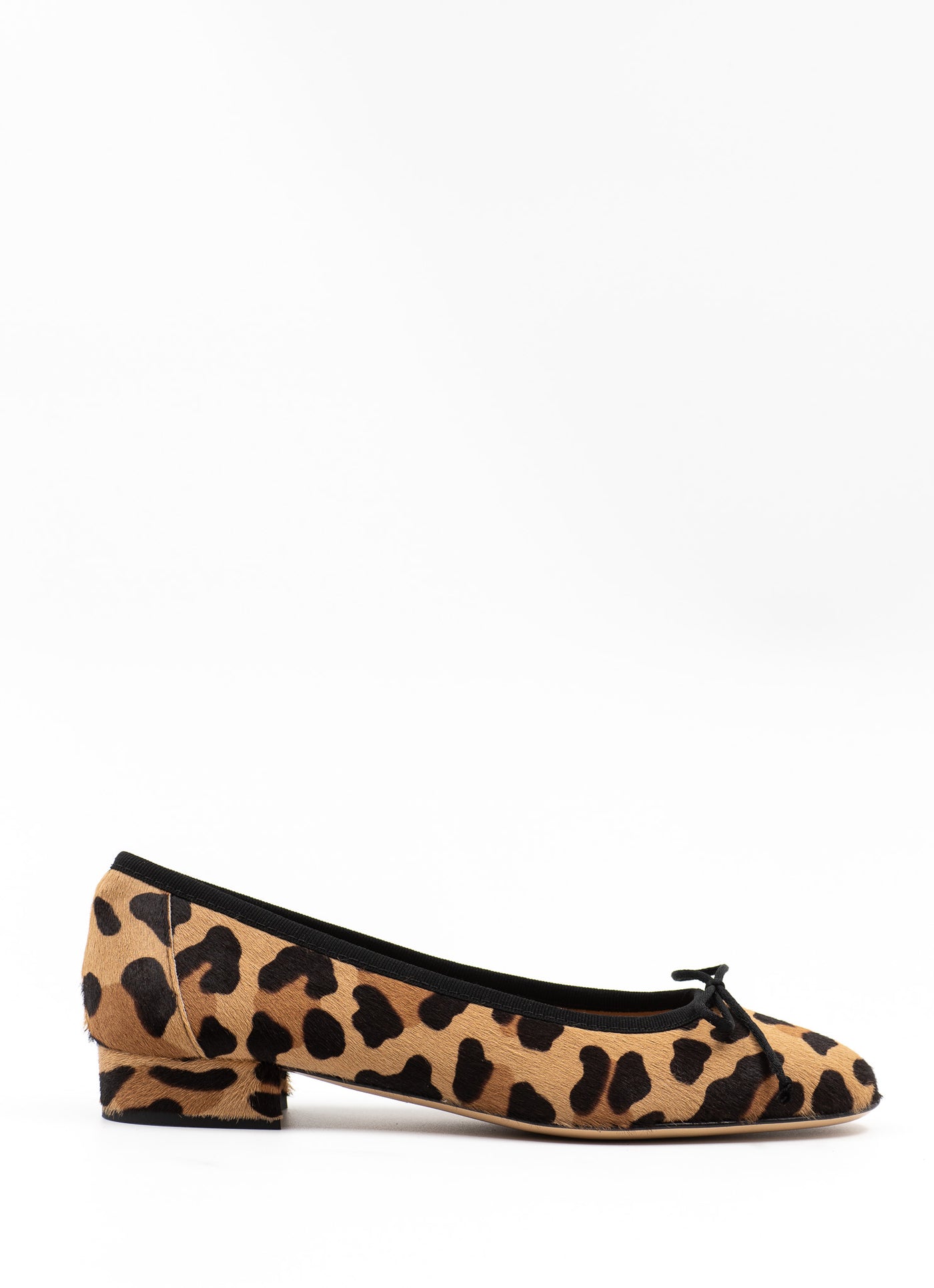 Heeled Scala in Leopard Printed Pony Hair