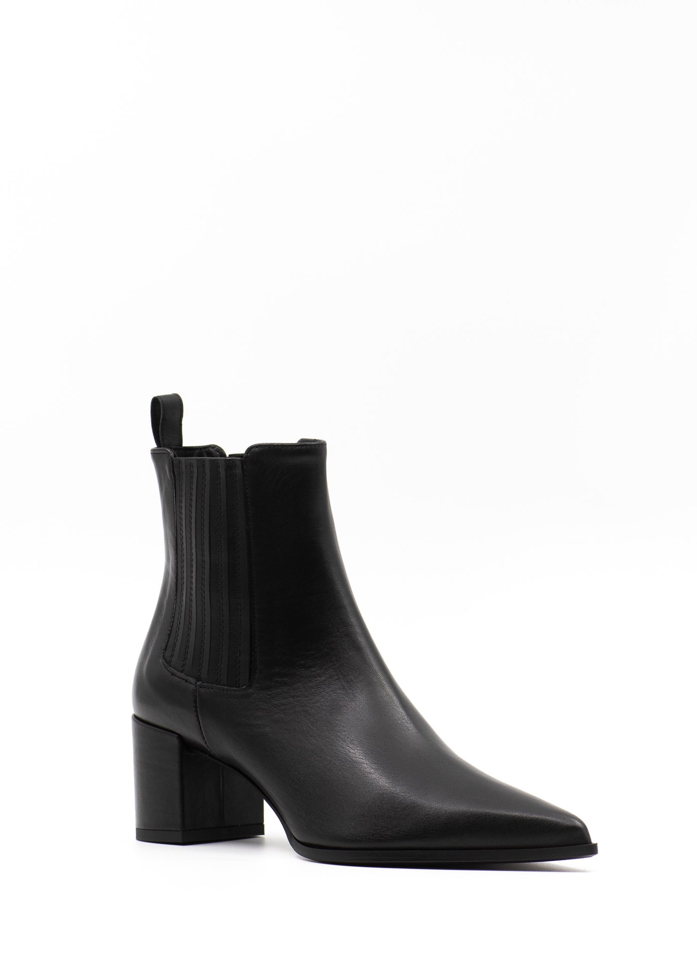 Ankle Boots in Black Leather