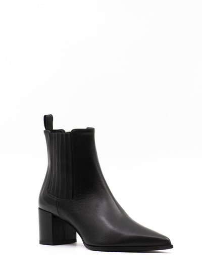 Ankle Boots in Black Leather