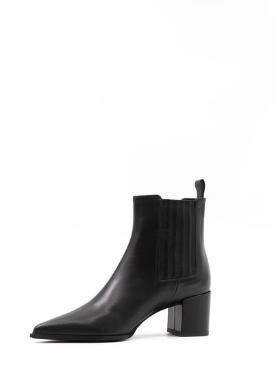 Ankle Boots in Black Leather