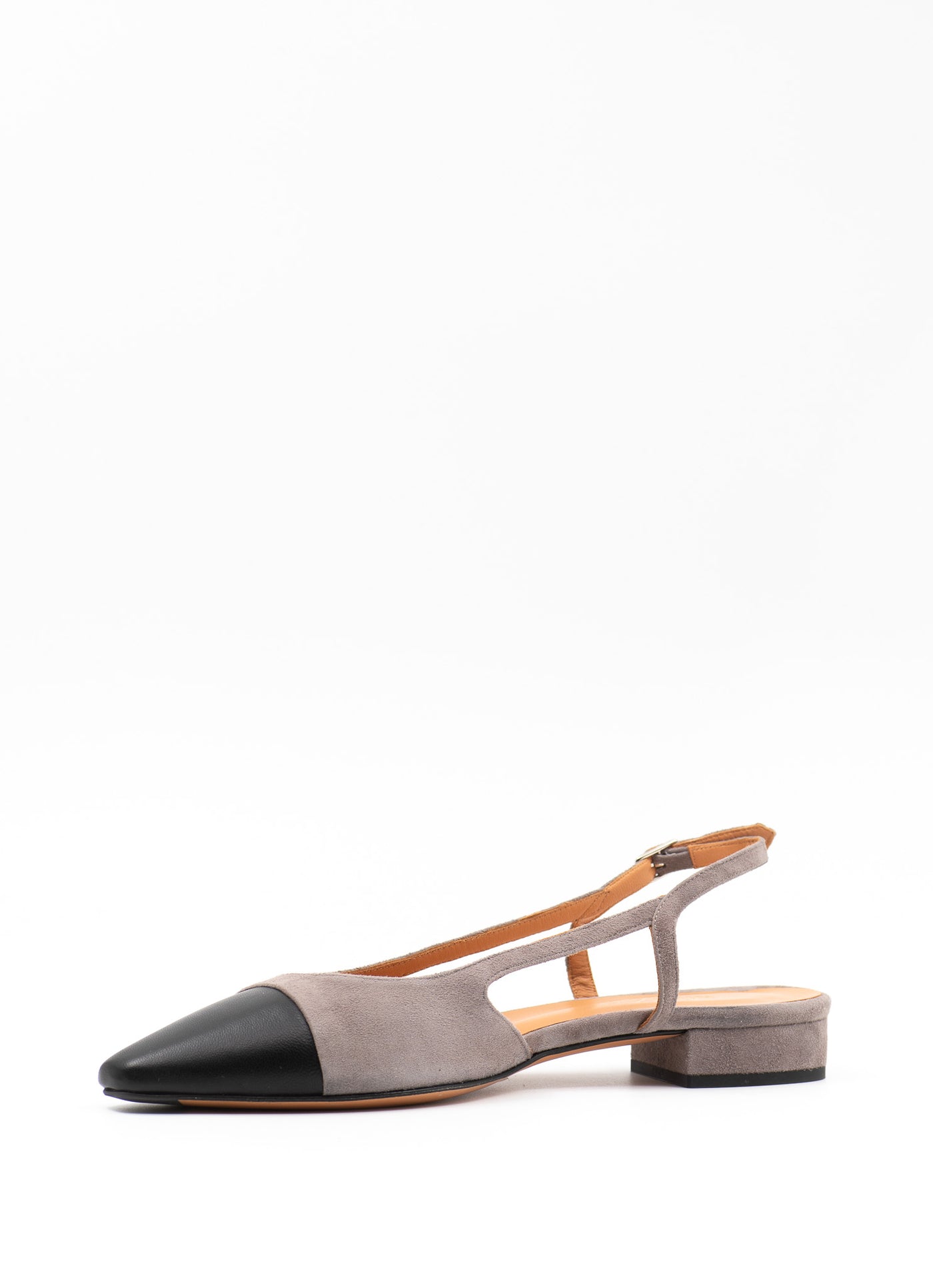 Two-tone Slingback in Grey