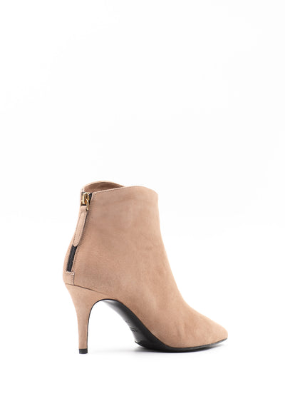 Curved Cuff Ankle Boots