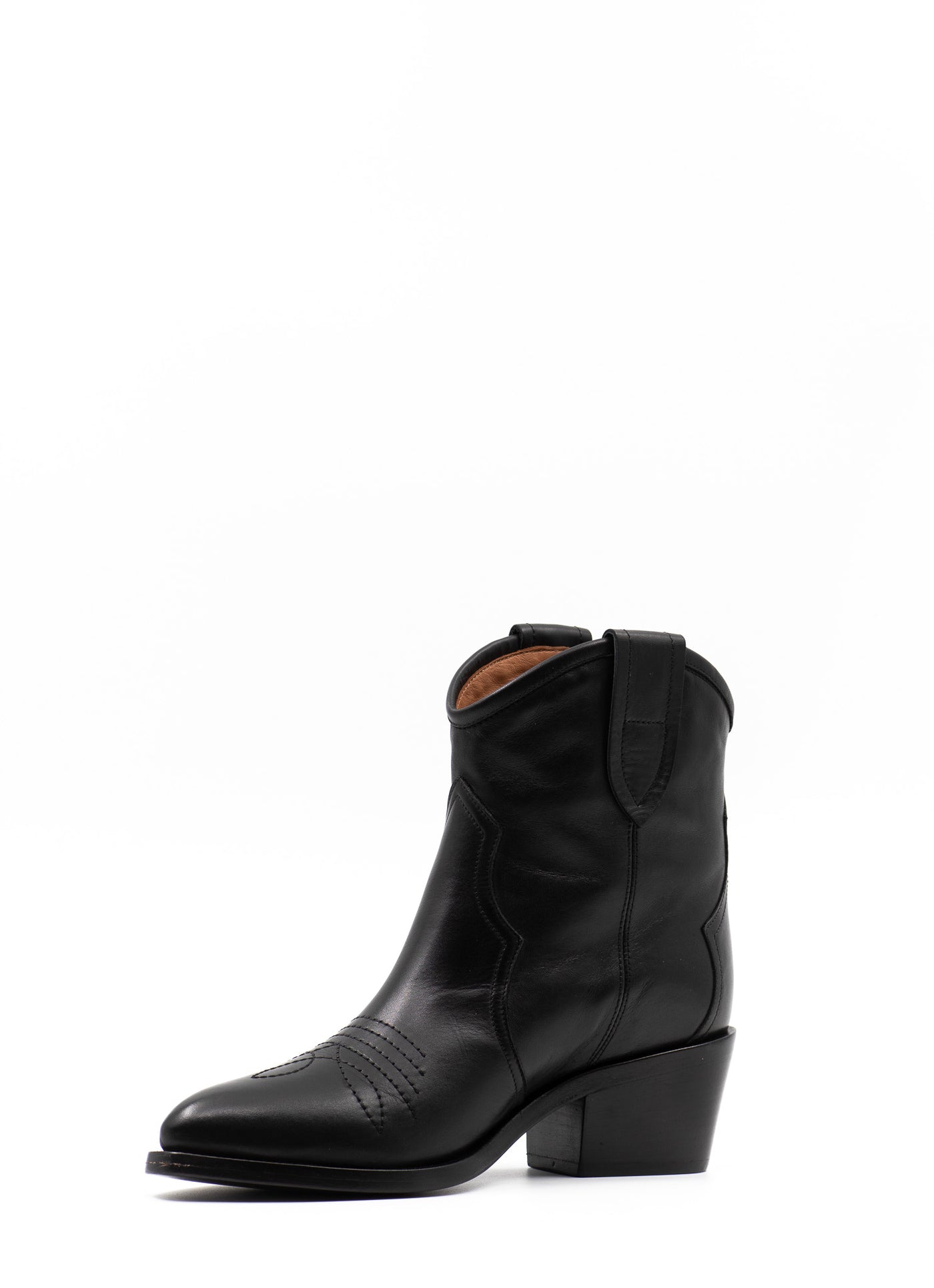 Nevada Boots in Black Leather