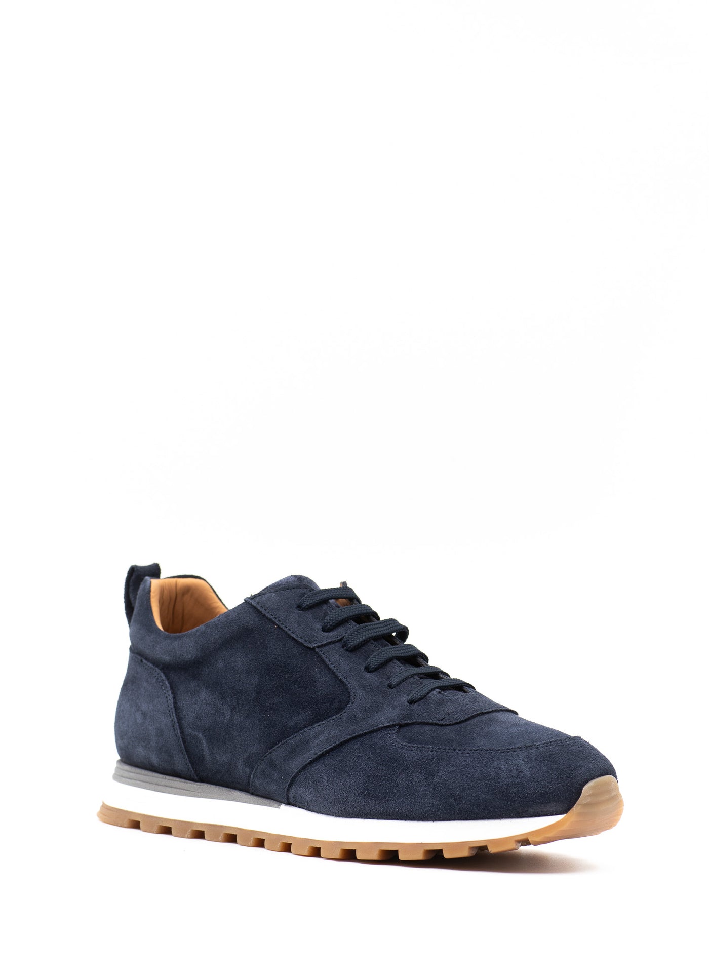 Navy Suede Runners
