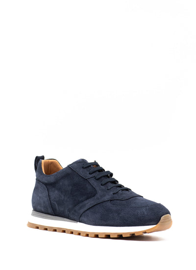Navy Suede Runners