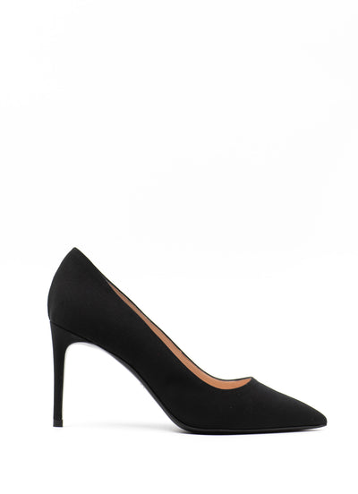 Black grosgrain pumps 