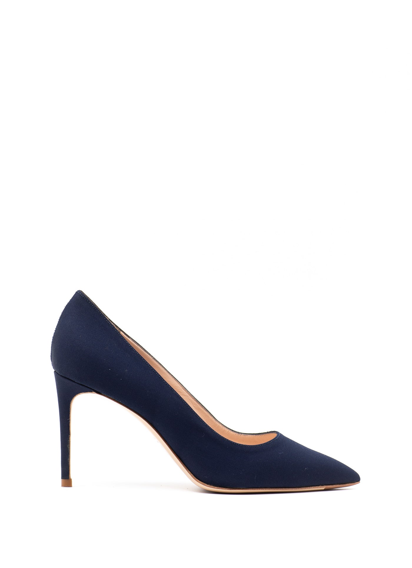 Pumps in navy grosgrain