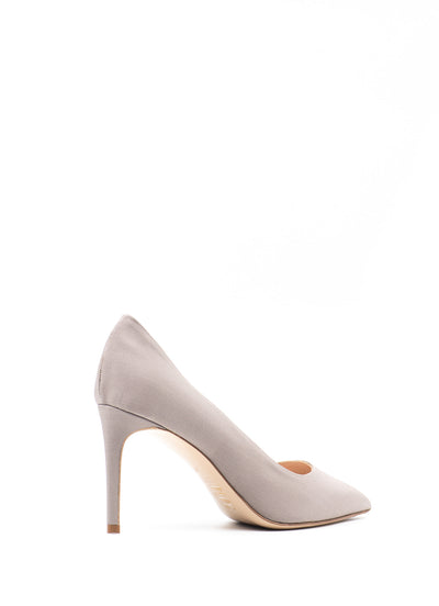 Grosgrain pumps in grey
