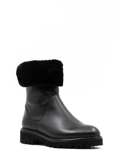 Gia Fold Over Shearling-Lined Boots