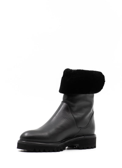 Gia Fold Over Shearling-Lined Boots