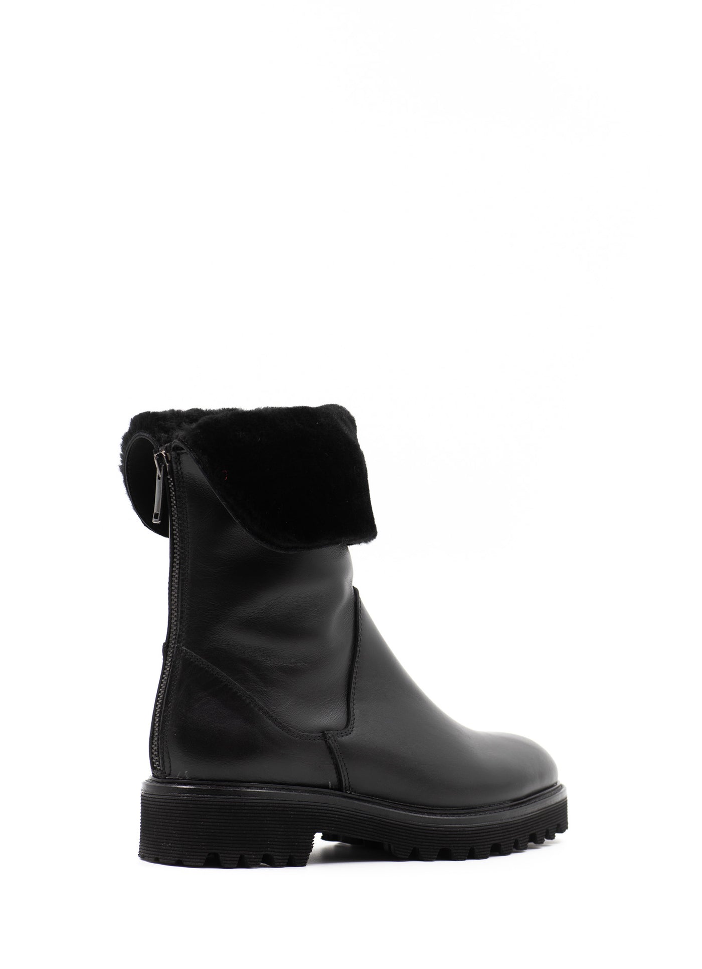 Gia Fold Over Shearling-Lined Boots