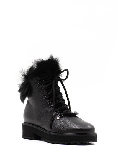 Shearling-Lined Hiking Boots