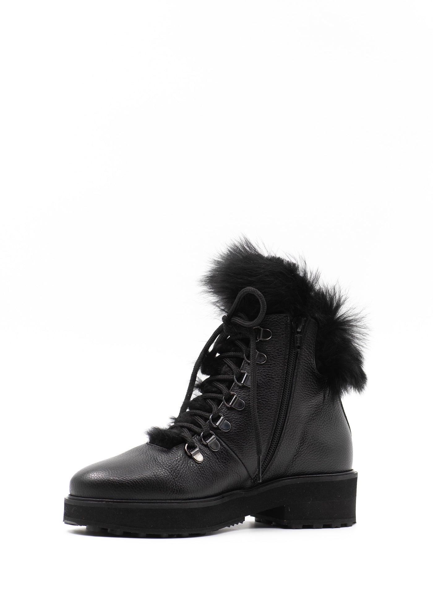 Shearling-Lined Hiking Boots