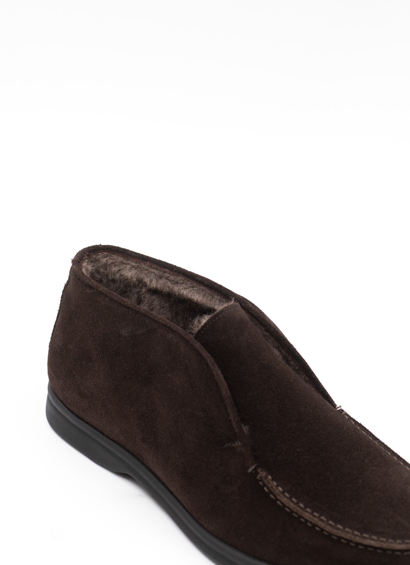 Shearling Lined Como in Brown