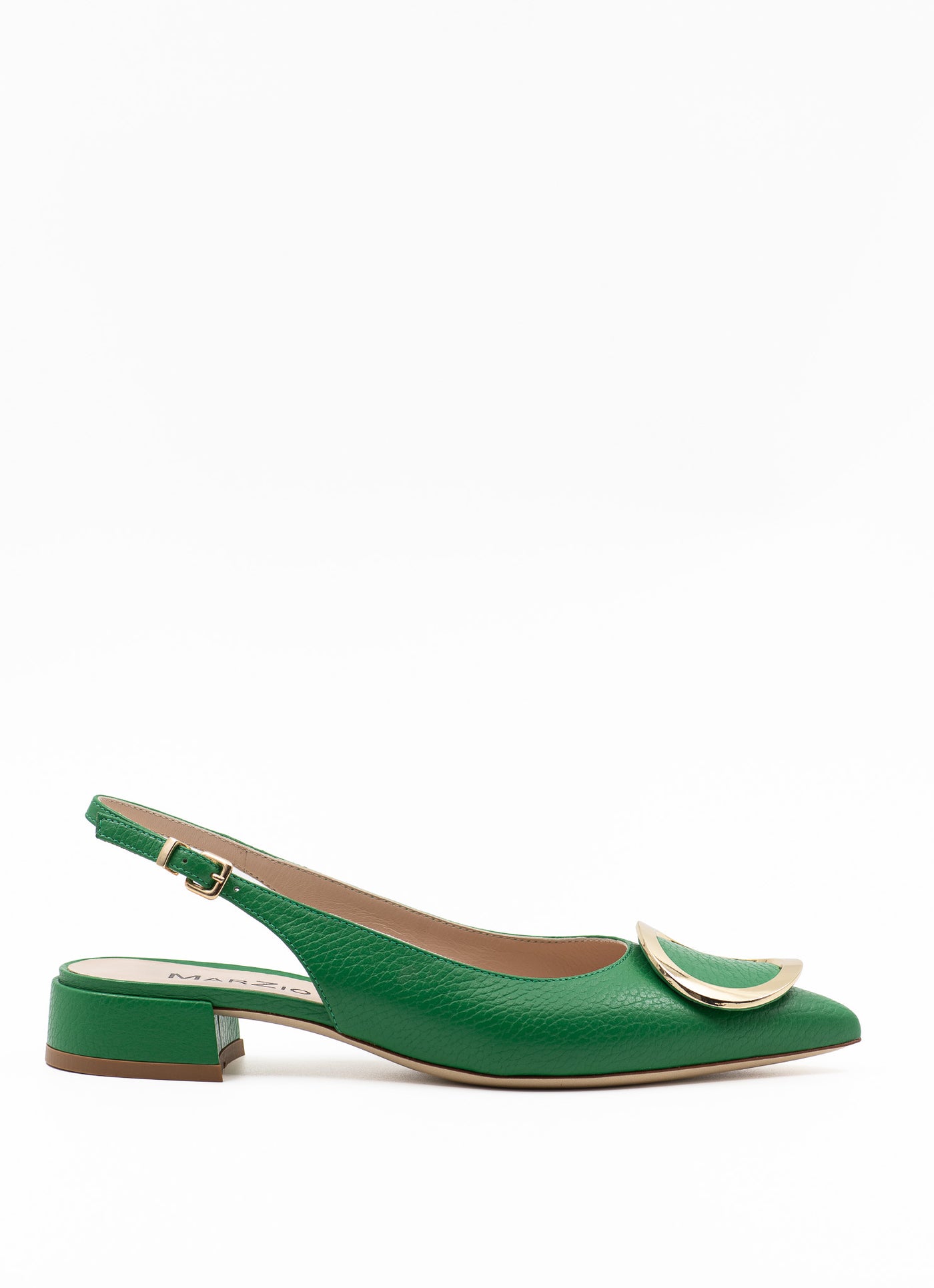 La Signorina slingback in green