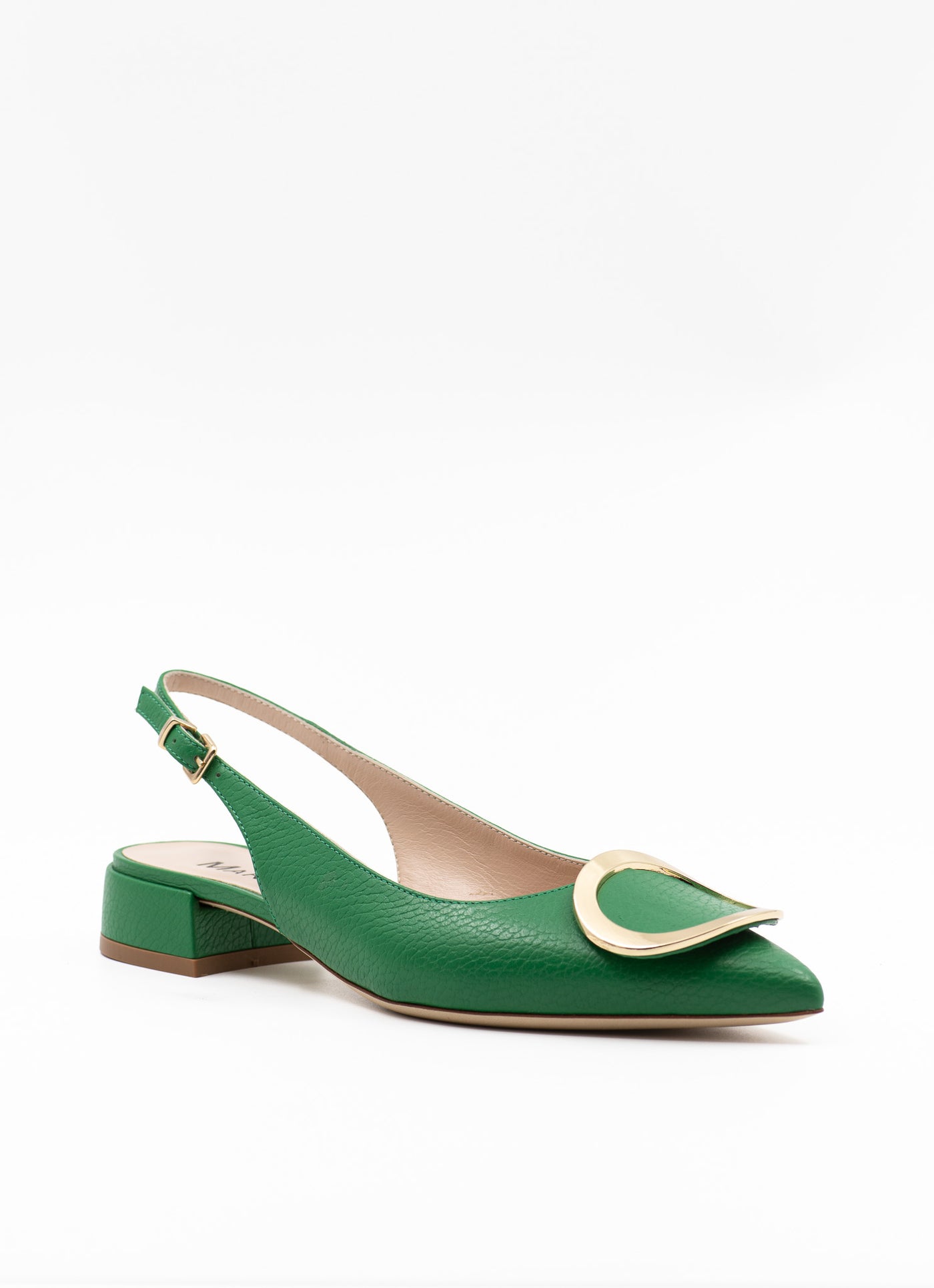 La Signorina slingback in green