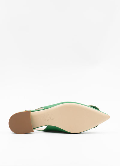 La Signorina slingback in green