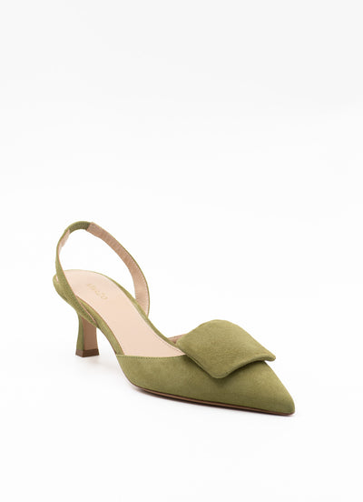 Rosie slingback sandal in pistacchio