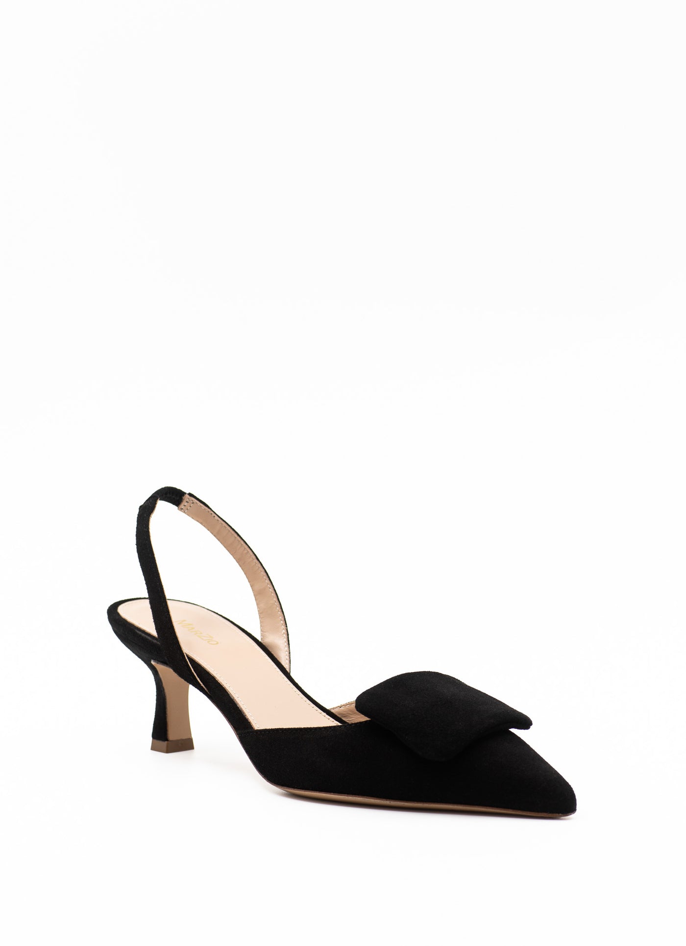 Rosie slingback sandal in black suede