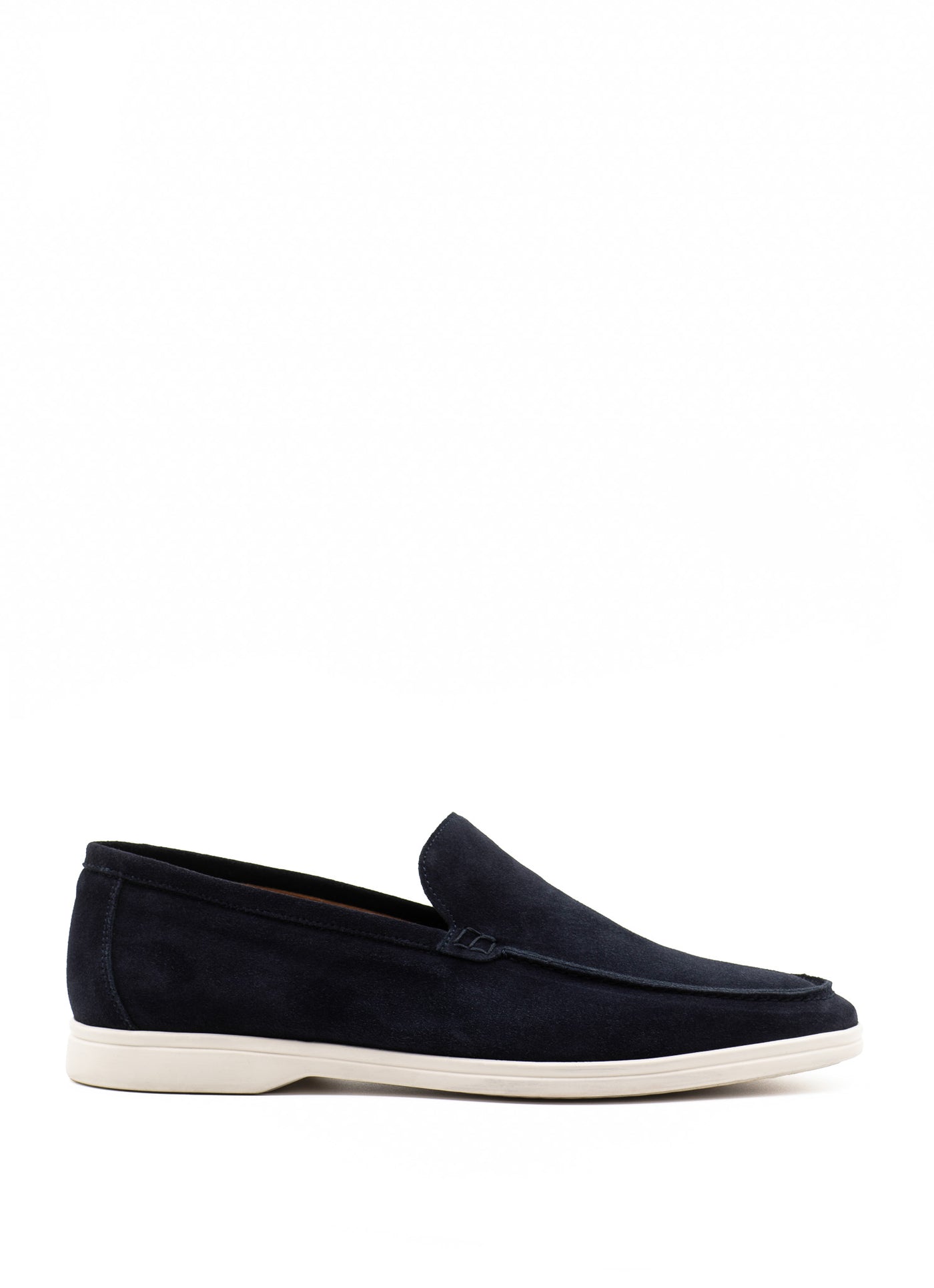 Summer loafer in navy suede