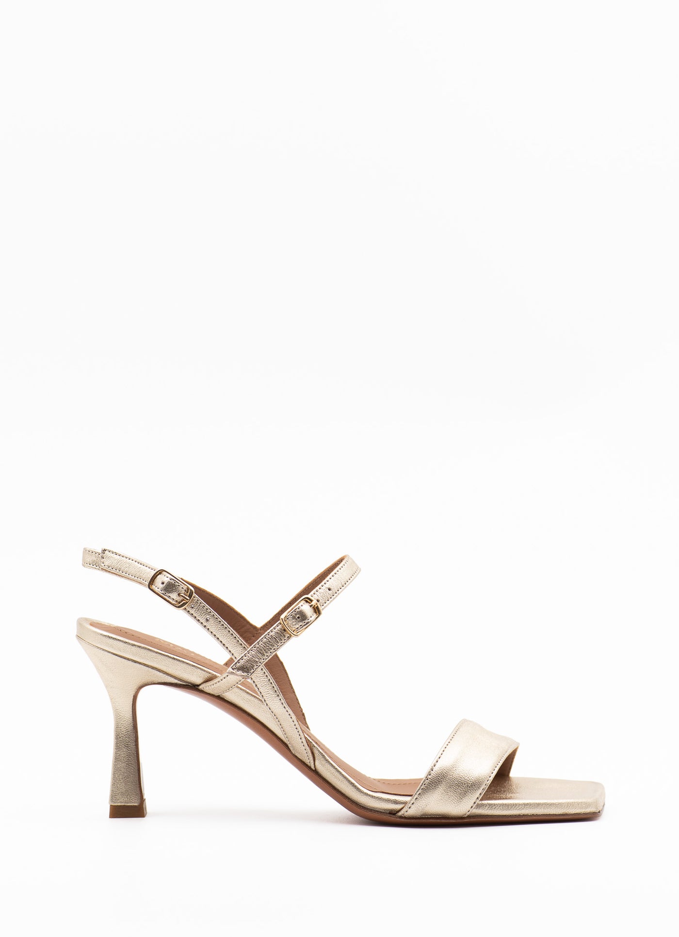 Barely there sandals in black