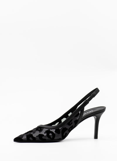 The Jaguar mesh 75mm pumps