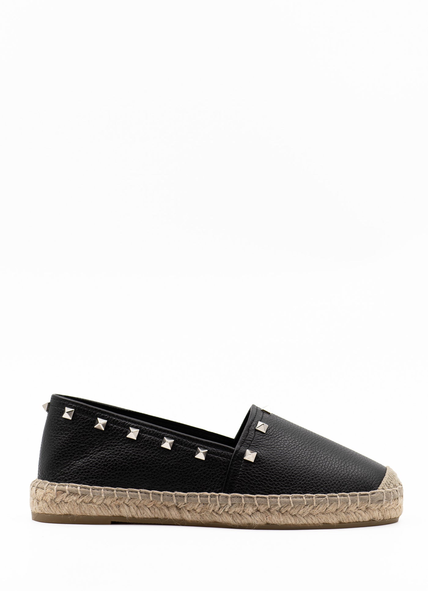 Formentera espadrilles in black leather