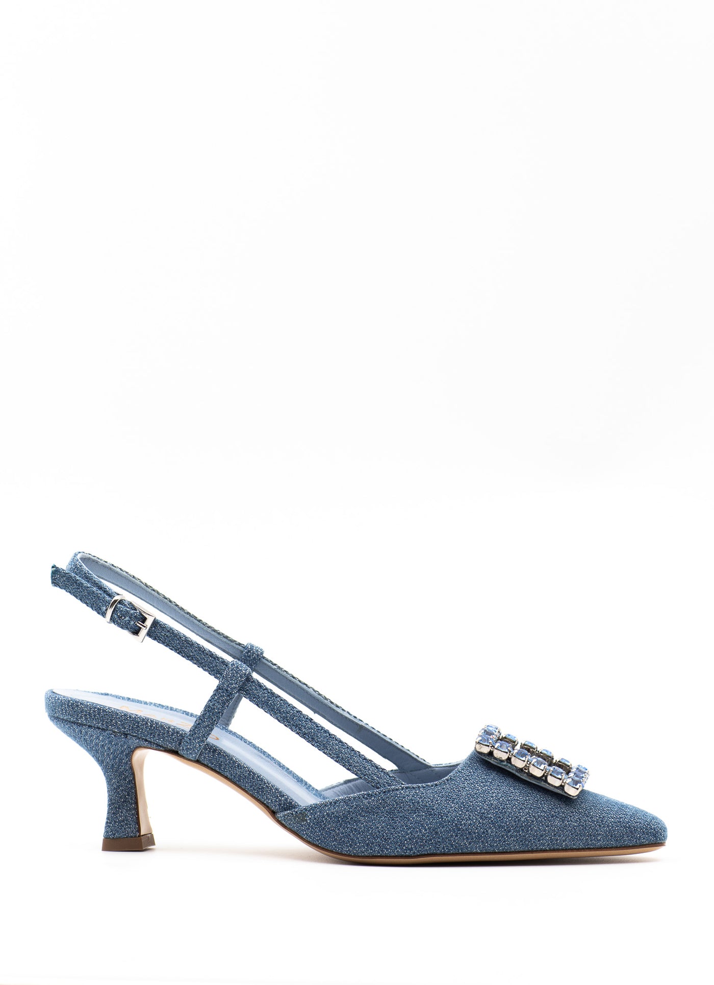 Stefi sandals in denim
