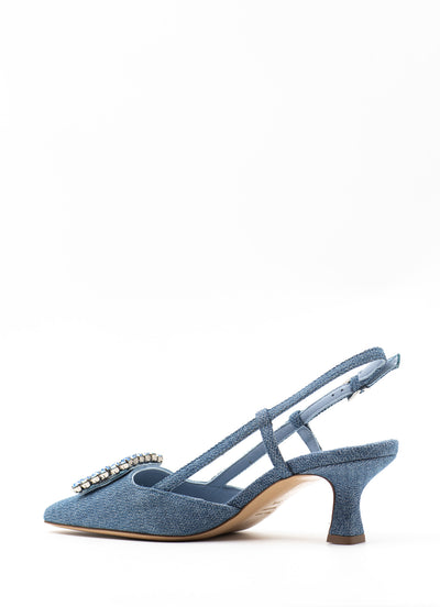 Stefi sandals in denim
