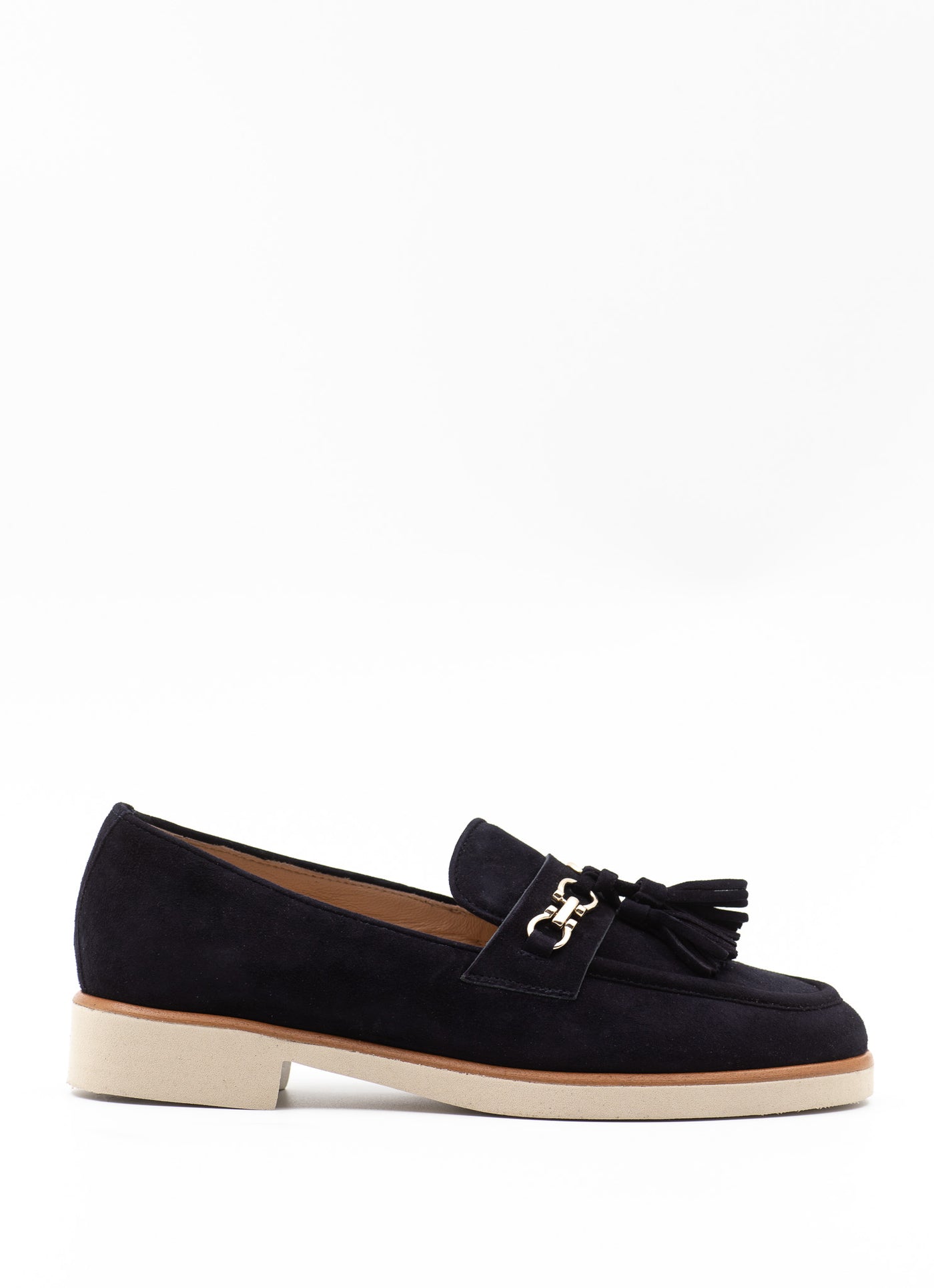 Extra-light loafers in navy suede