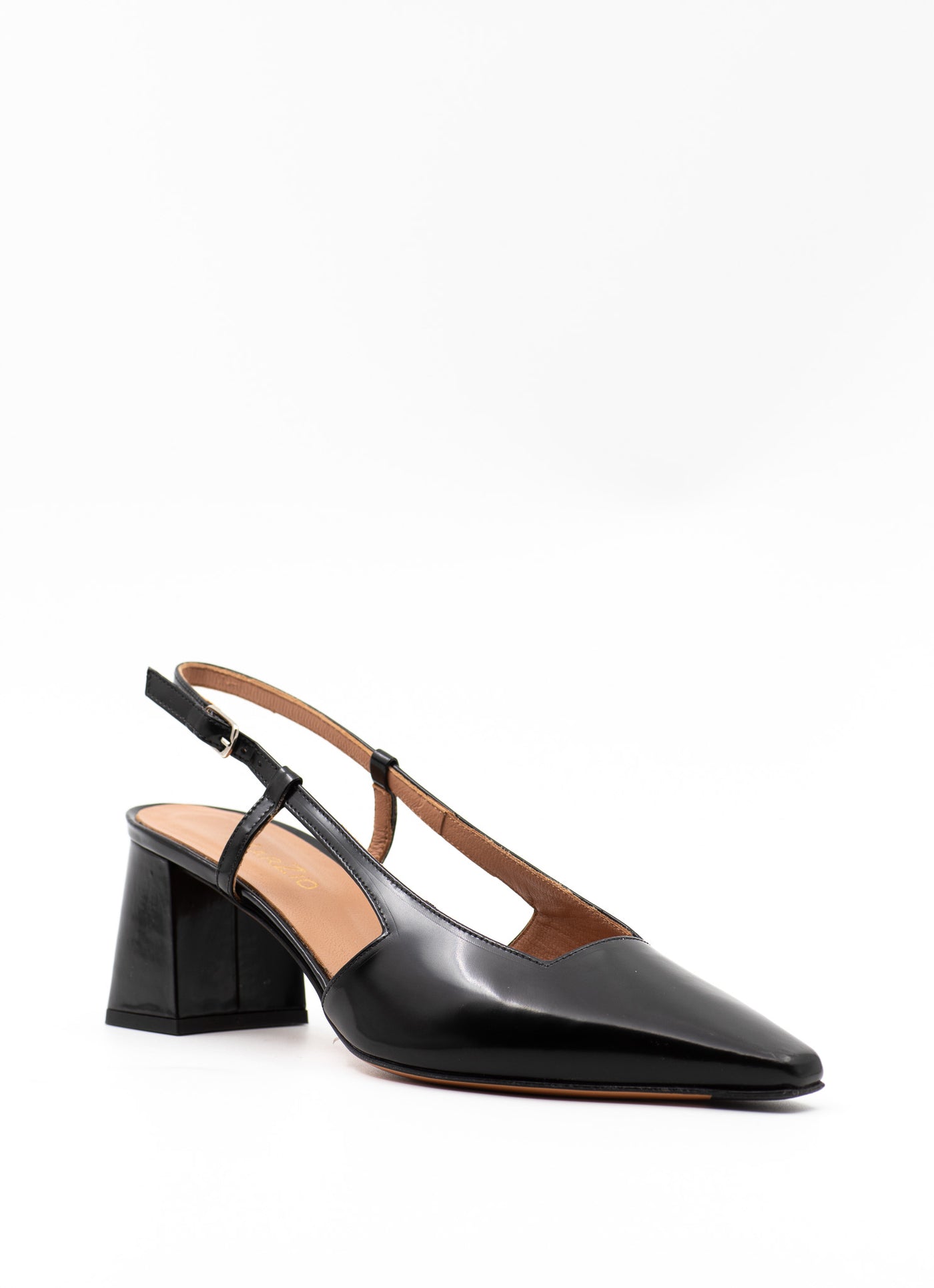 Heeled slingback