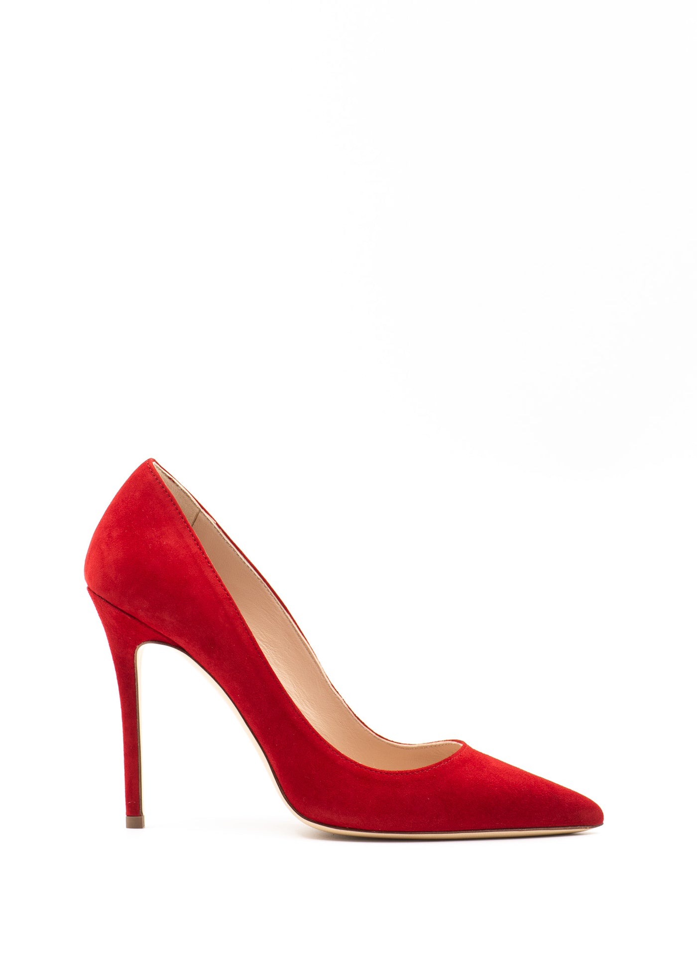 Pumps 115 in red suede