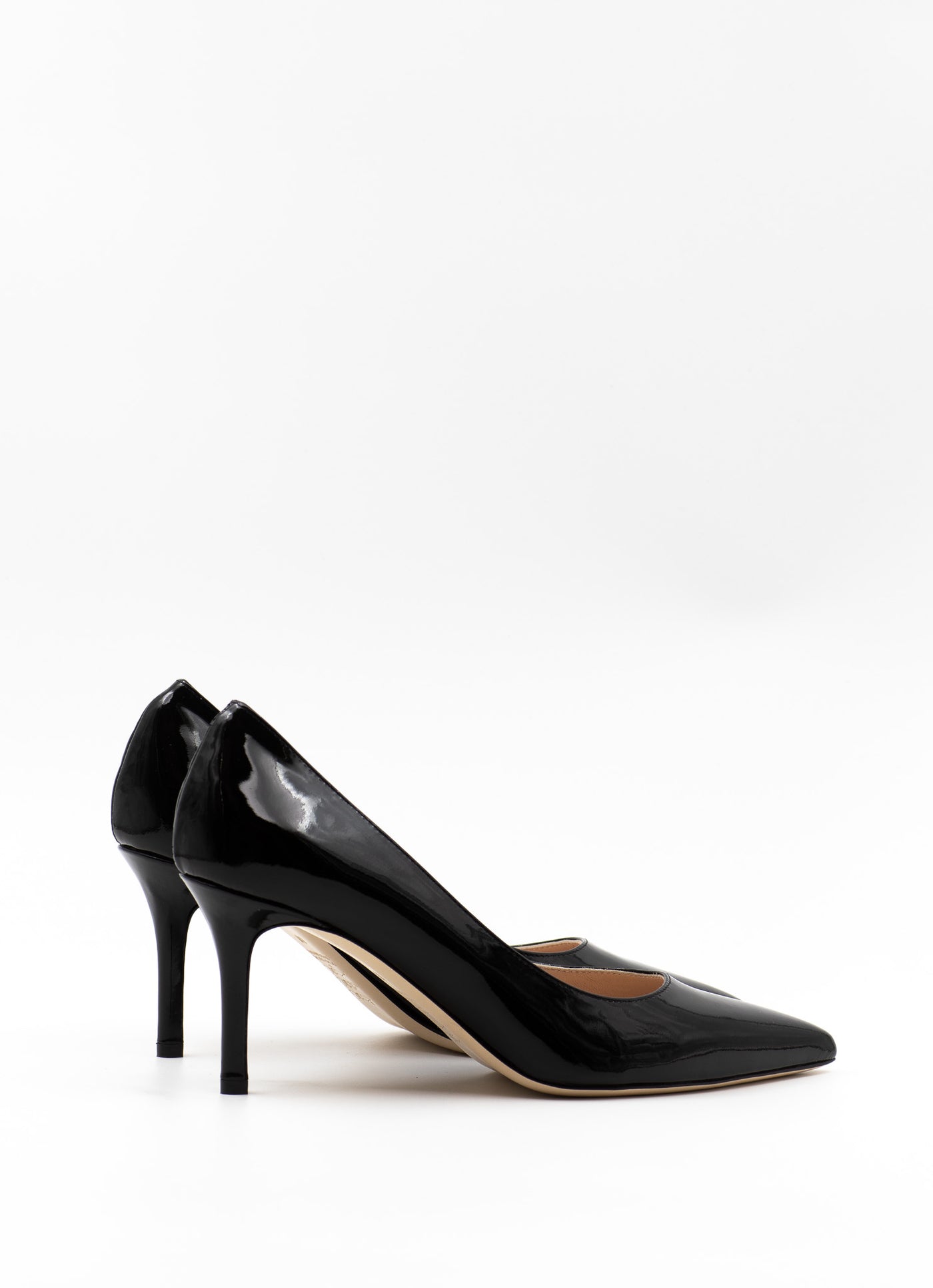 Pumps75 in black patent