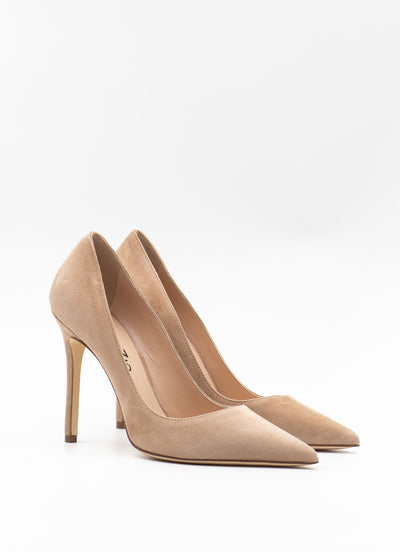 Pumps115 in beige suede