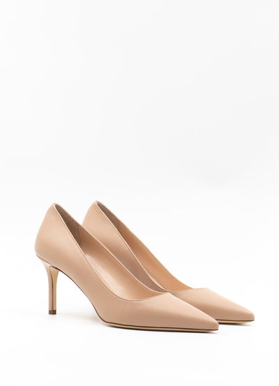 Pumps75 in nude leather