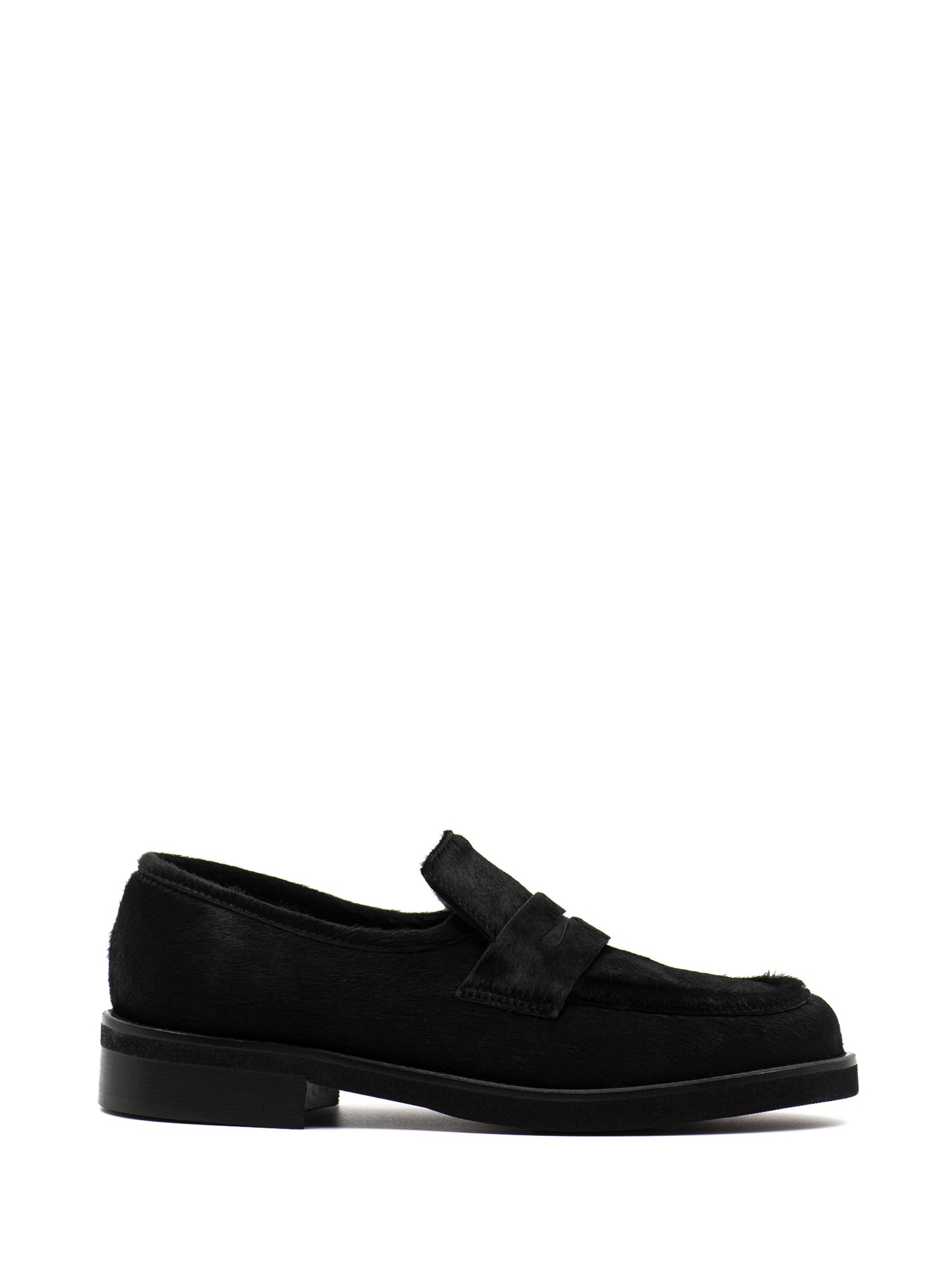 Pony Hair Slip-On Loafers