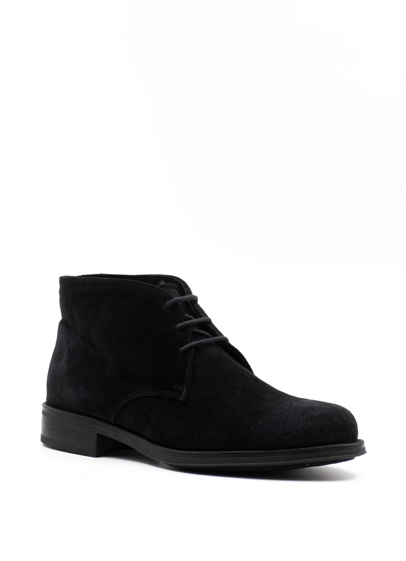 Black Shearling-Lined Boots
