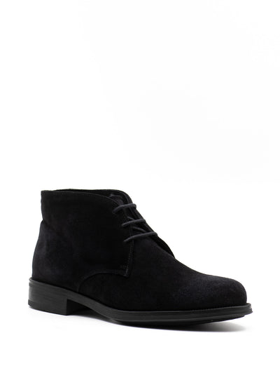 Black Shearling-Lined Boots
